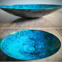 Andreucetti Copper Bowl in blue