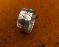 Andreucetti Silver and Copper Ring