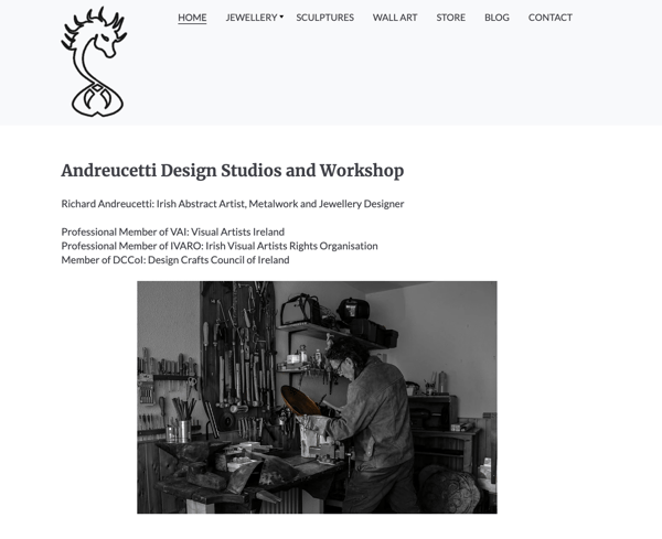 Image of the new website